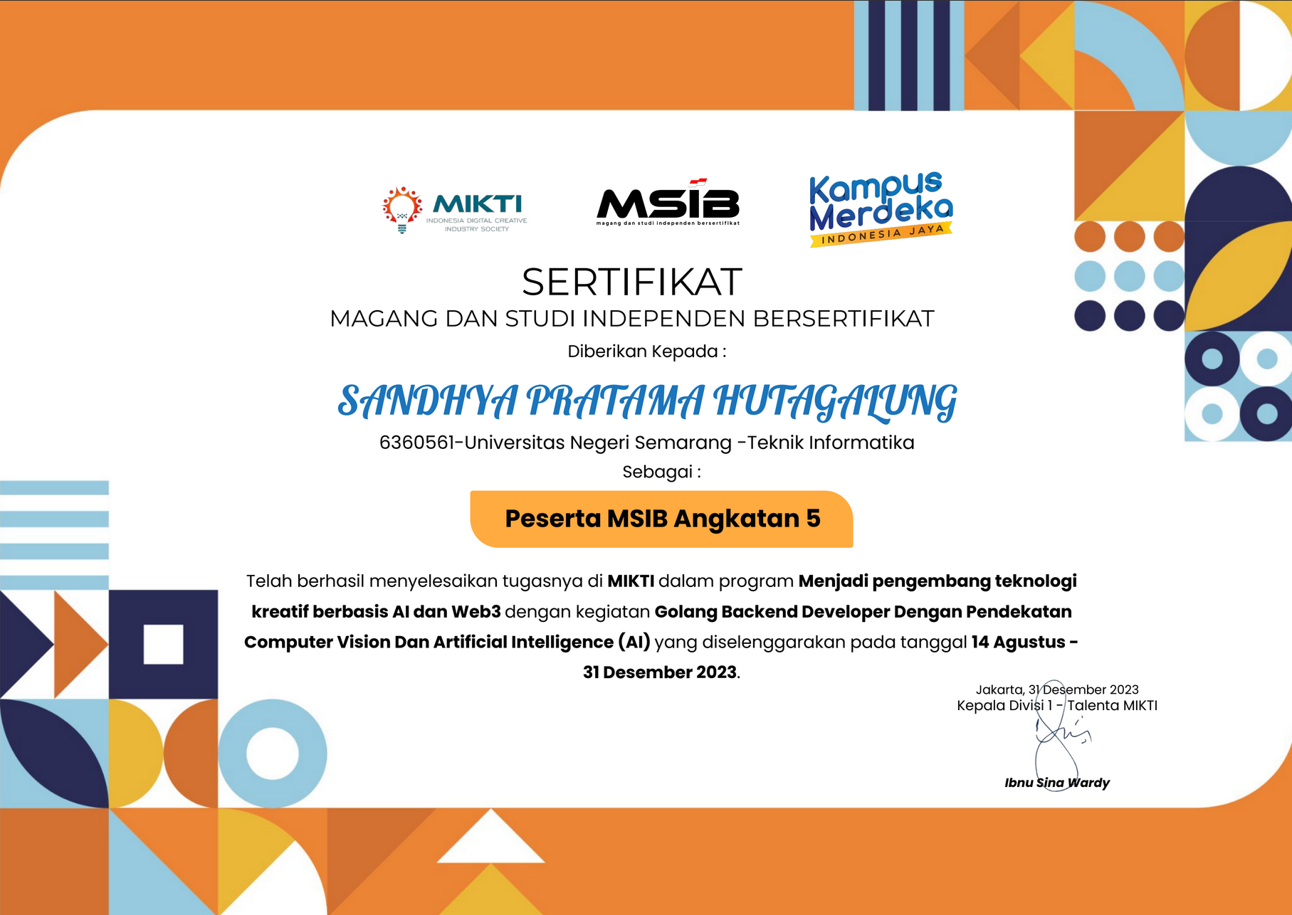 Golang Backend Development